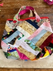 Hand sewn bag made by Gill
